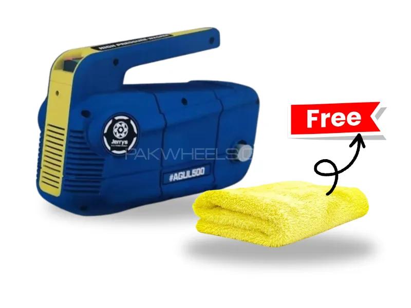 Jerrys German High Power Pressure Washer 1800W-180Bar-Solar & Car Wash - Free Edgeless Microfiber Image-1