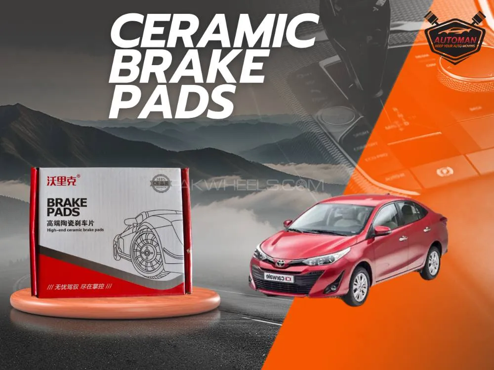 Premium Front Ceramic Brake Pads for Toyota Yaris Hi-Track – High Performance & Low Dust Image-1