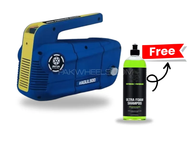 Jerrys German High Power Pressure Washer 1800W-180Bar-Solar & Car Wash - Free Shampoo Image-1