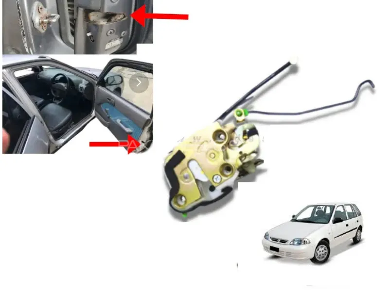 Suzuki Cultus 2007-2017 Door Lock Latch | Rear Right Side | 1 Pcs Image-1