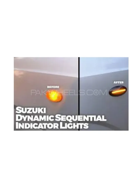 2 PIECE Suzuki Alto WagonR Cultus Swift Dynamic Sequential Indicator Lights Rolling Indicator Lights Image-1