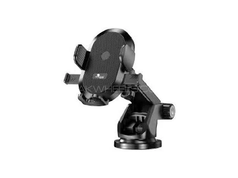 Black Odor HD-08 Universal Car Phone Holder | Strong Grip & 360° Rotation Image-1