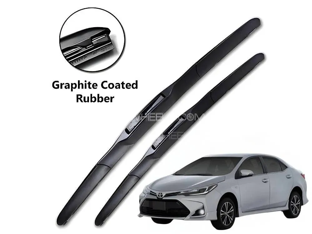 Toyota Corolla 2014-2025 Genuine OEM Hybrid Wiper Blades Pair - Wind Wiper Pair For Toyota Corolla Image-1