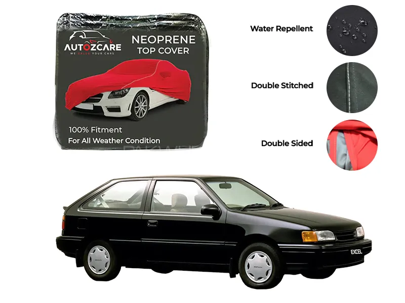 Hyundai Excel Neoprene Top Cover - Model 1989-1995 Image-1