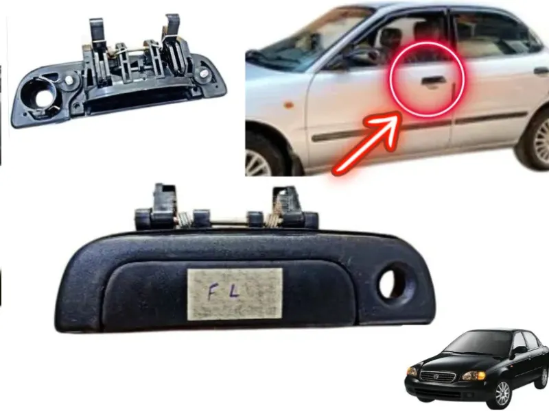 Suzuki Baleno 1998-2005 Door Outer Handle - Front Left Side - 1 Pcs Image-1