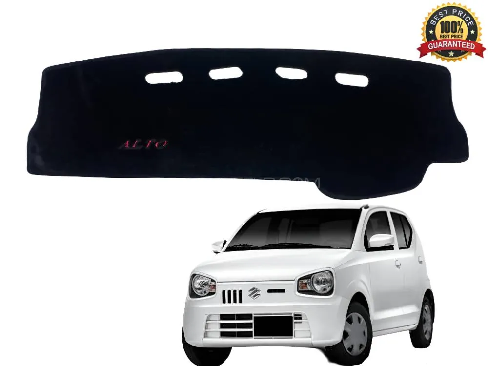 Suzuki New Alto 660CC 2019 - 2025 Dashboard Mat - Velvet Dashboard Mat - Non Slip Dashboard Mat Fur. Image-1