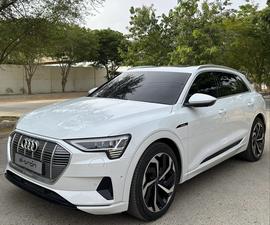 AUDI ETRON 50 QUATTRO TOP OF THE LINE (230KW)
Model 2022 || Registration 2022 
Choice Registered *800*
10,000 miles Driven 
Audi Maintained 
White Color
Bruno Interior
Bumper to Bumper Original Paint 100%
Scratch-less & Spotless
FULL HOUSE 
Just as good as Brand New   
Original TV 
Original Rims 
Still Smells like zero meter 
SEE TO BELIEVE 
READY DELIVERY 
EXCHANGE POSSIBLE WITH ANY CAR

For inspection
Available at SUPREME CARS
Plot # 151/F,Under Imam heights,Shop no.1&2, Main Khalid Bin Walid Rd, Karachi, Sindh 75400

|  Premium Cars |  Best Prices |  Optimum Performance | 
#supremecarsgang