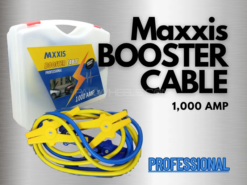 Battery Jumper/Booster Cables 1.5 Meters For Sedan Premium Quality Plastic Box Pack  Image-1