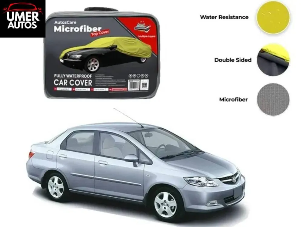 Honda City Microfiber Car Top Cover - Model 2003-2008 Image-1