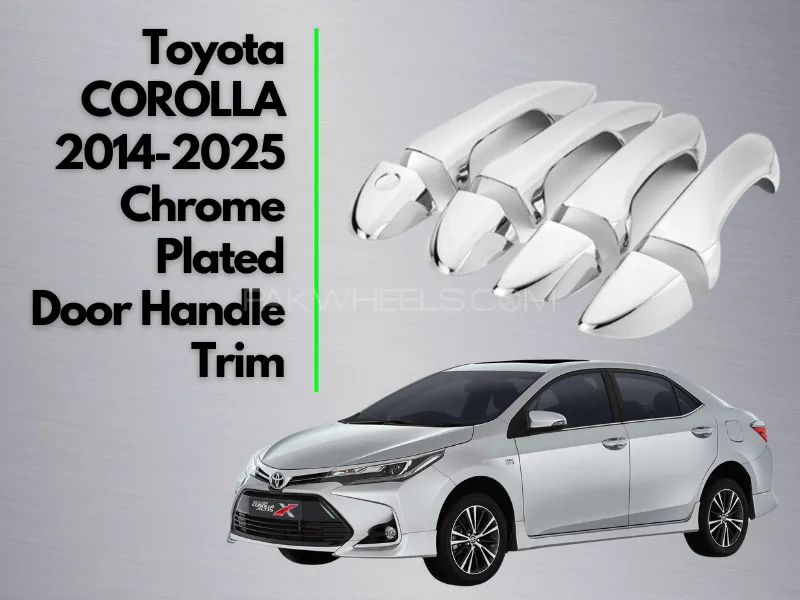 Toyota Corolla 2008-2014 Door Handle - Chrome Image-1
