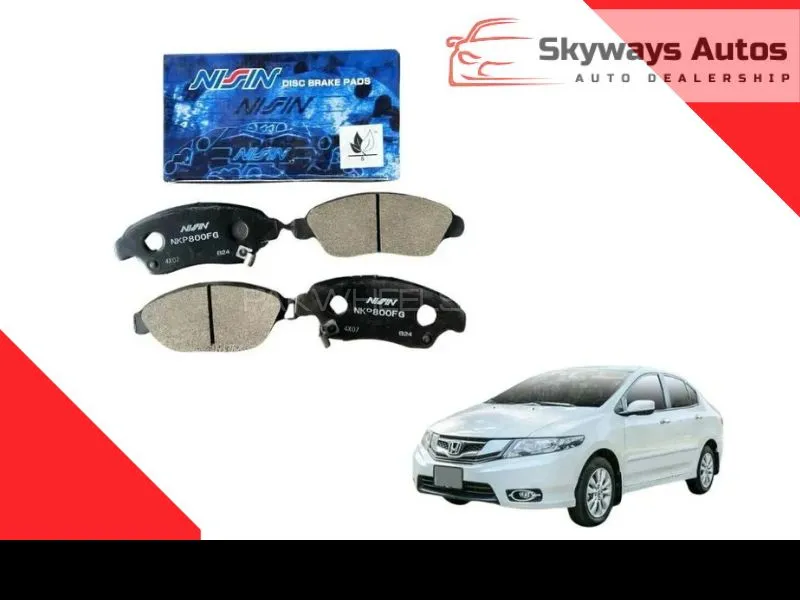 Honda City 2009-2020 Front Disc Pad 117W/117Y Nissin Japan Image-1