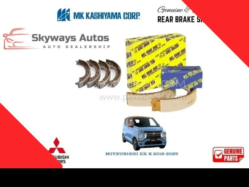Mitsubishi EK X 2019-2025 MK Japan Rear Brake Shoe Set Image-1