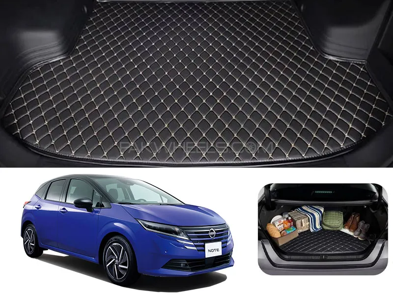 Nissan Note E-Power 7D Custom Car Trunk Mat - Model 2021-2025 Image-1