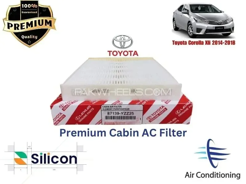 Toyota Corolla 2014-2018 Premium Quality Cabin Filter - Imported Image-1