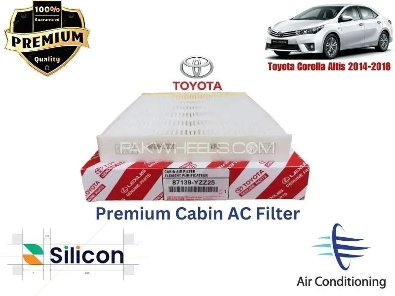 Toyota Corolla Altis 2014-2018 Premium Quality Cabin Filter - Imported Image-1