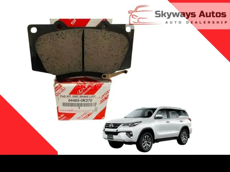 Toyota Fortuner 2017-24 Front Disc Pad Genuine 04465-0K370 Image-1