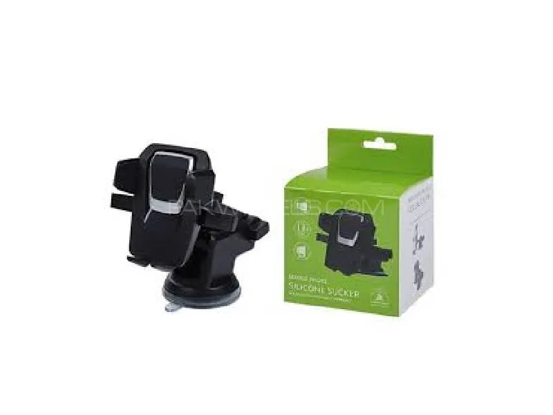 Universal Silicone Suction Cup Car Phone Holder – Dashboard & Windshield Mount for All Smartphones Image-1