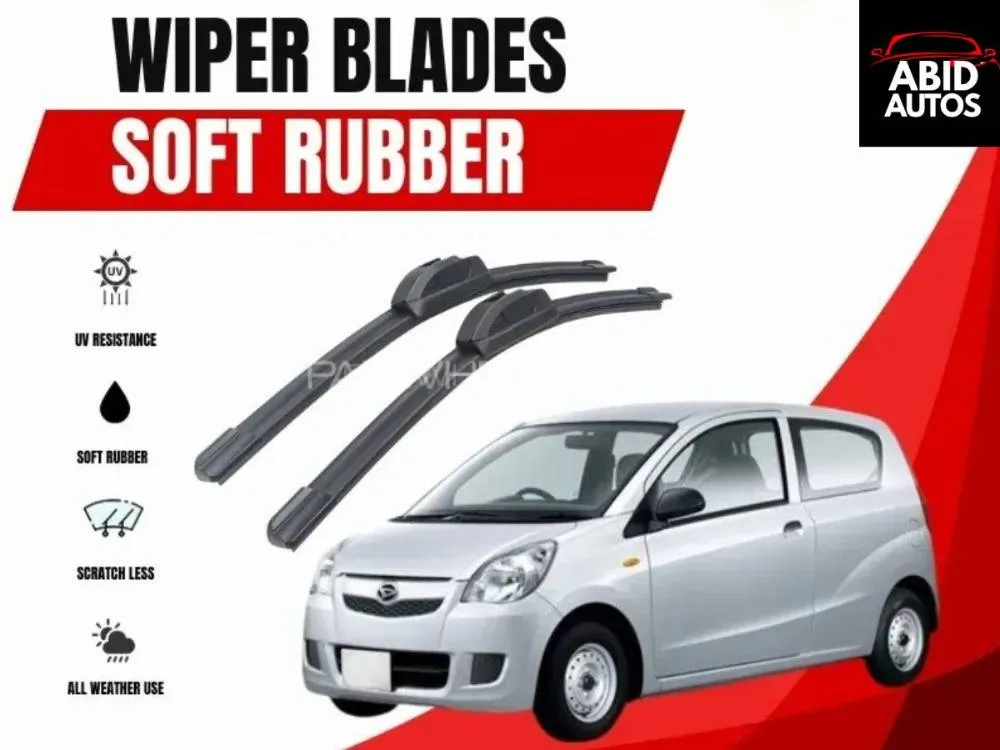 Zingfix Soft Rubber Wiper Blade for Daihatsu Mira (2007-2012) Image-1