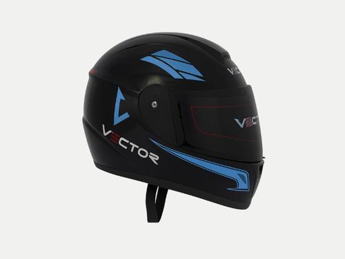 Vector Full Face Helmet – Glossy Black with Random Colors Graphics Vector Full Face Helmet – Glossy Black with Random Colors Graphics