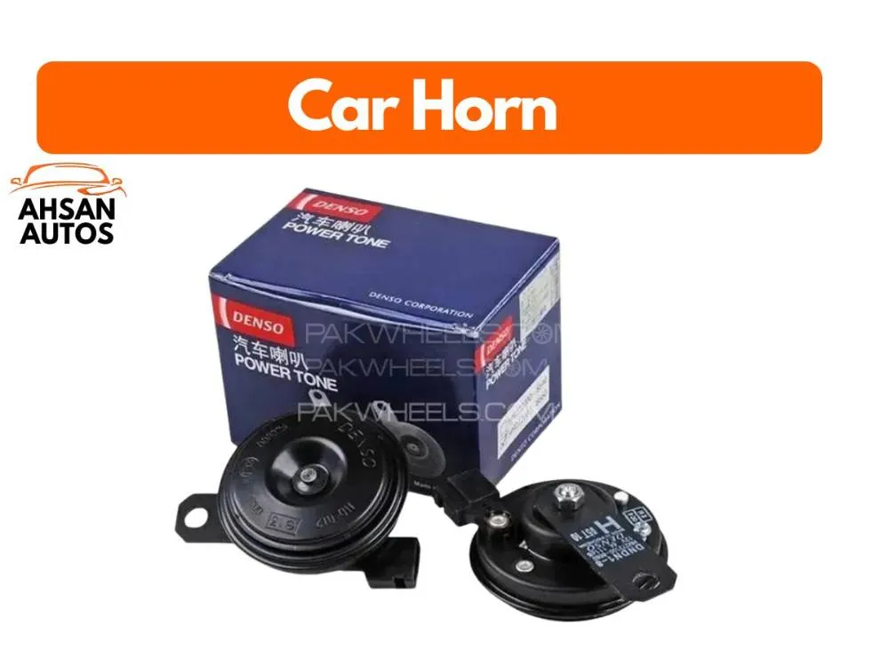 Denso Car Electric Horn | Compact Horn | Singe Pin | Water Proof | High Quality Image-1