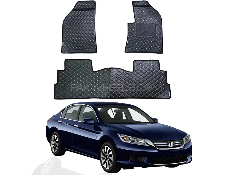 Honda Accord 7D Floor Mat ( Flat Style ) - Model 2013-2018  Image-1