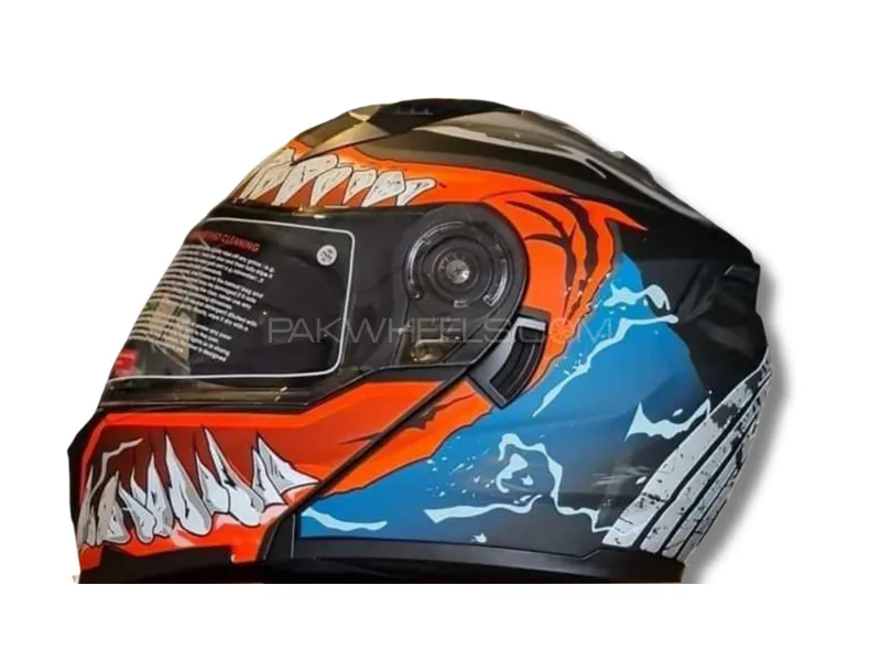 Jiekai Vector Full Face Helmet – Dual Visor | DOT Certified (LARGE SIZE) Image-1