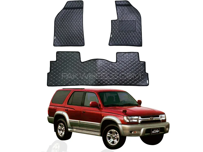 Toyota Hilux Surf 7D Floor Mat ( Flat Style ) - Model 1990-2002 Image-1