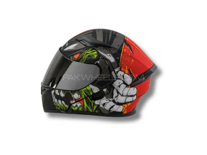 Vector Venomous Rage Full Face Helmet – Dual Visor | DOT Certified (MEDIUM SIZE) Image-1