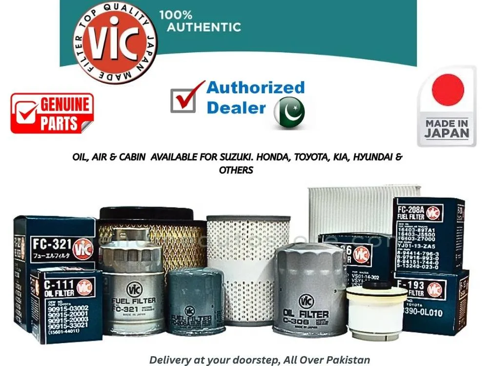 Toyota Corolla Xli 2018-2024 VIC OIL FILTER - MADE IN JAPAN Toyota Corolla Xli 2018-2024 VIC OIL FILTER - MADE IN JAPAN Image-3