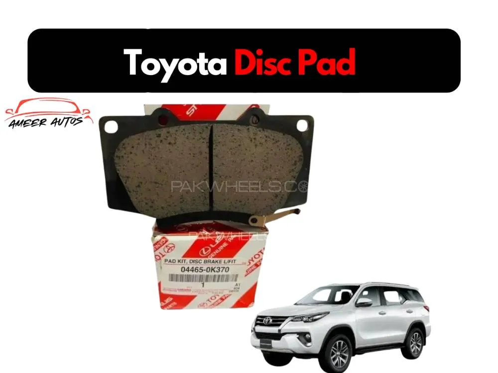 Toyota Fortuner 2017-24 Front Disc Pad Genuine 04465-0K370 Image-1