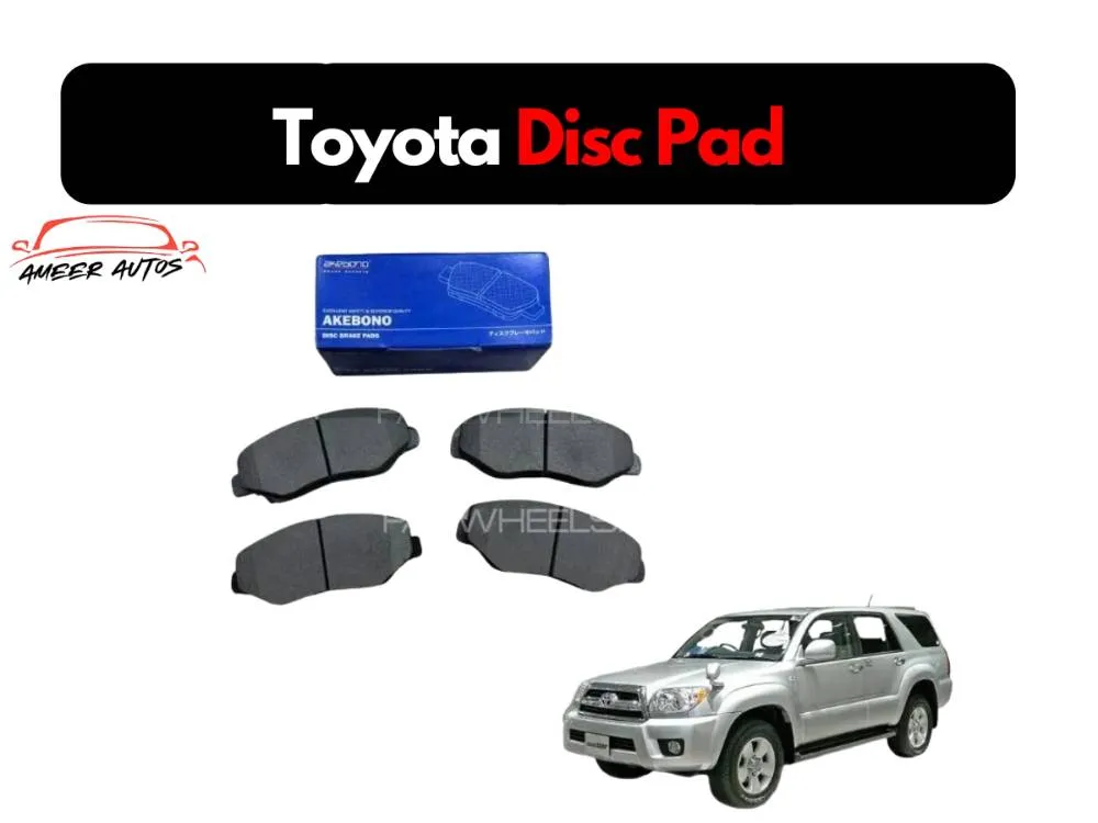 Toyota Surf 2002-2009 Front Disc Pad Akebono Japan AN-303wk Image-1