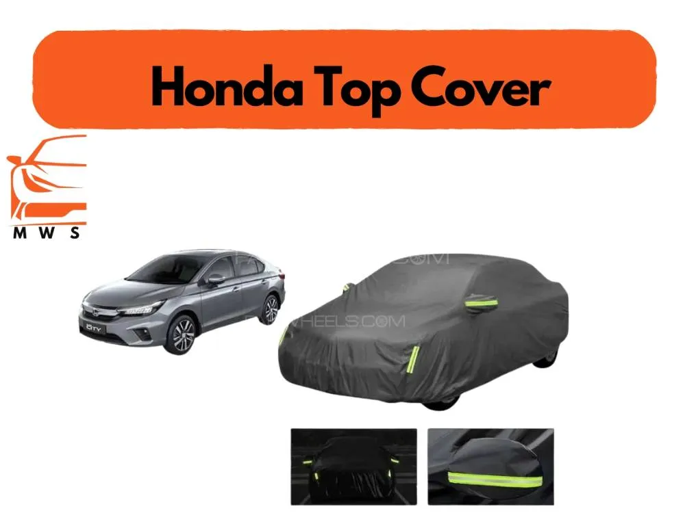 Honda City 2021 - 2025 Top Cover | Grey | Anti-Scratch | Double Layer | Heat Proof | Water Proof Image-1
