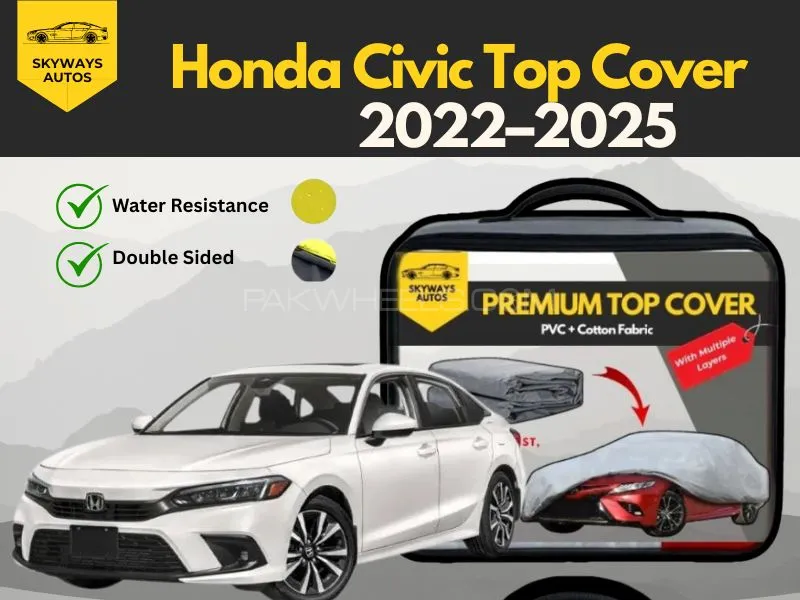 Honda Civic 2022–2025 Premium Top Cover Car Care – Durable Material & Custom Fit Image-1