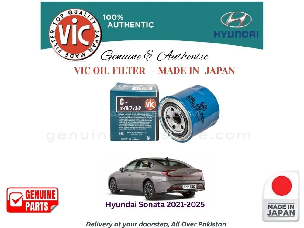 Hyundai Sonata 2021-2025 VIC OIL FILTER - MADE IN JAPAN Image-1