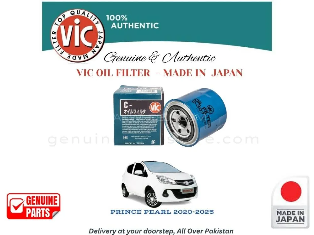 Prince Pearl 2020-2025 VIC OIL FILTER - MADE IN JAPAN Image-1
