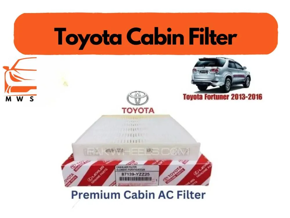 Toyota Fortuner 2013-2016 Premium Quality Cabin Filter - Imported Image-1