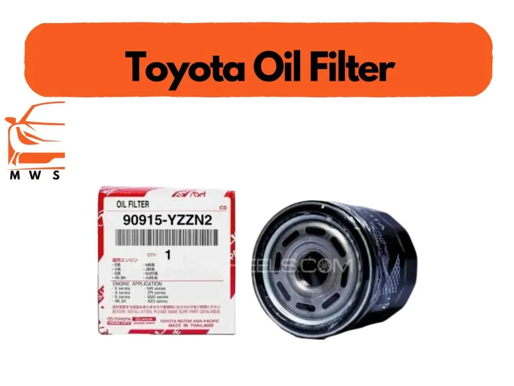 Toyota Genuine Oil Filter For Yaris , Aqua and Corolla 1.3 Image-1