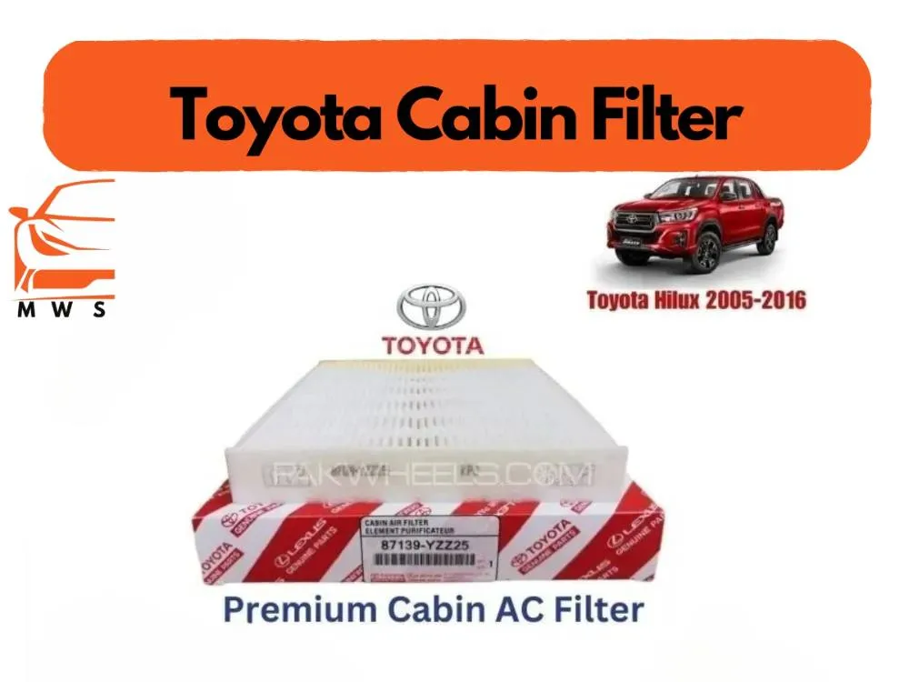 Toyota Hilux Revo 2005-2016 Premium Quality Cabin Filter - Imported Image-1