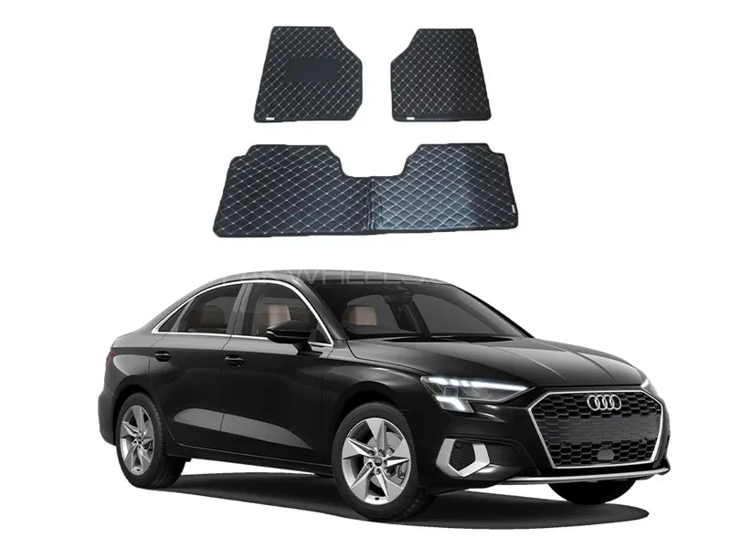 Audi A3 Model 2021-2025 7D Floor Mat ( Flat Style ) 4PCS Image-1