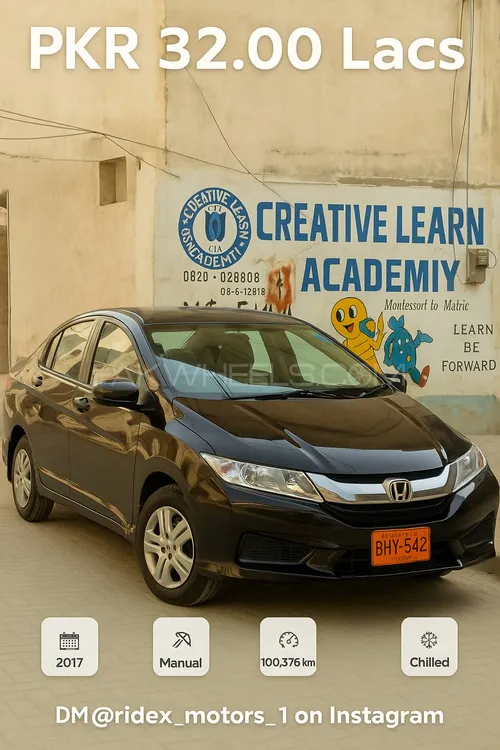 Honda City 2017 for Sale in Karachi Image-1