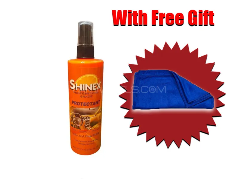 SHINEX Orange Dashboard Protectant Liquid Polish Image-1