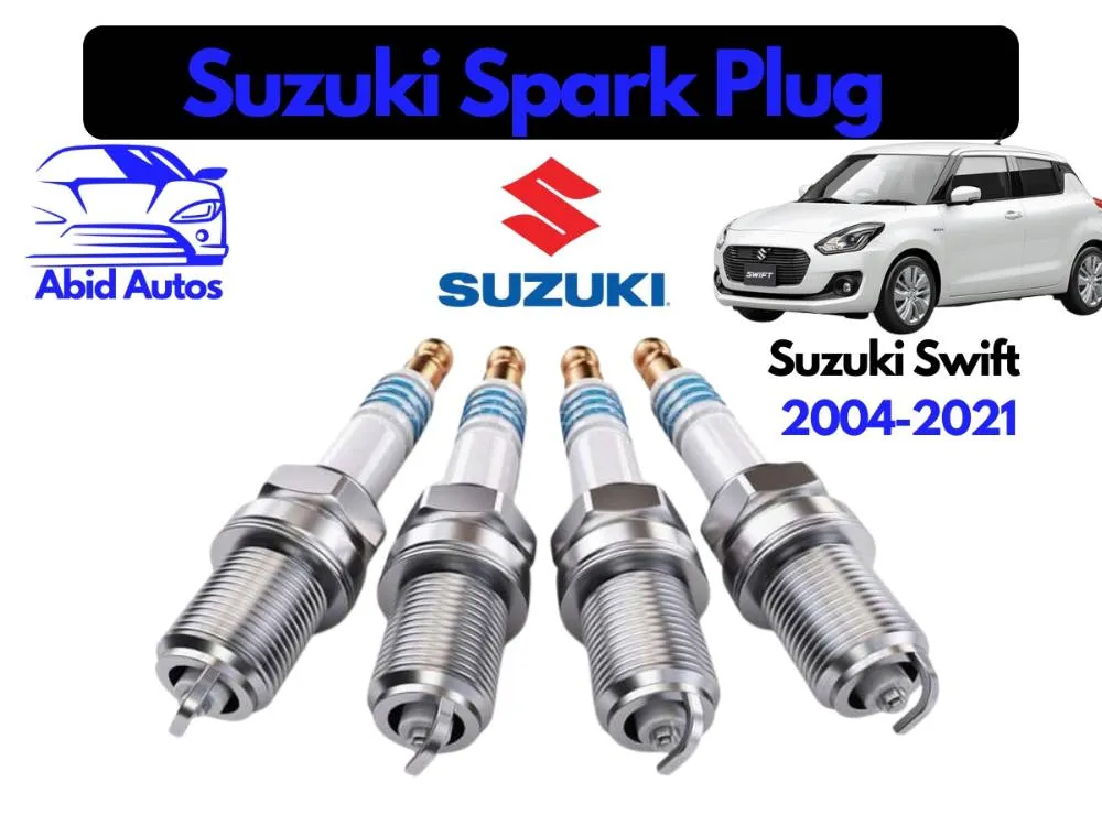 Spark Plugs (4 Pieces) for Suzuki Swift (2004–2021) – Smooth Engine Performance Image-1