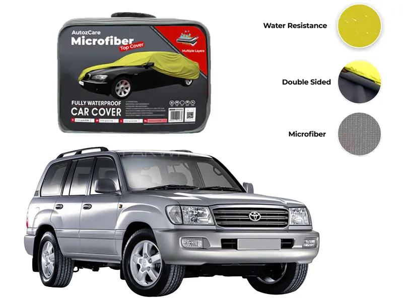 Toyota Land Cruiser Microfiber Car Top Cover - Model 1998-2007 Image-1