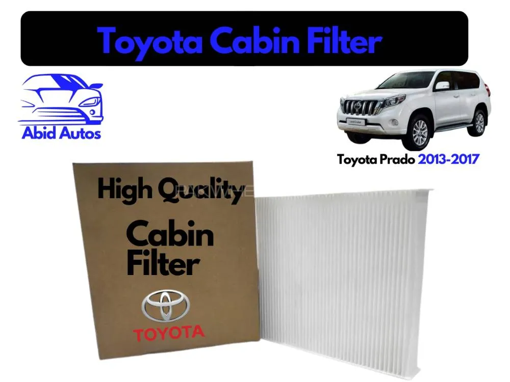 Toyota Prado 2013-2017 Premium Quality Cabin Filter - Imported Image-1