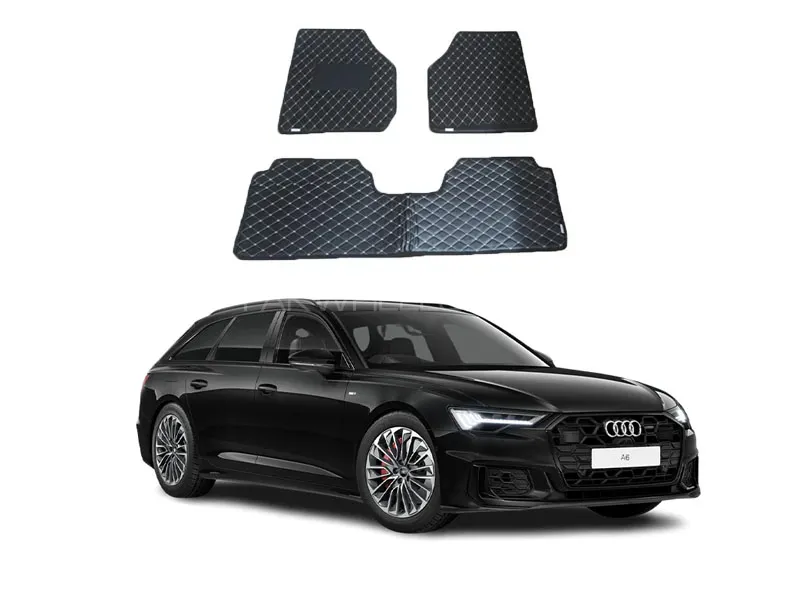 Audi A6  Model 2019-2025 7D Floor Mat ( Flat Style ) 4PCS Image-1