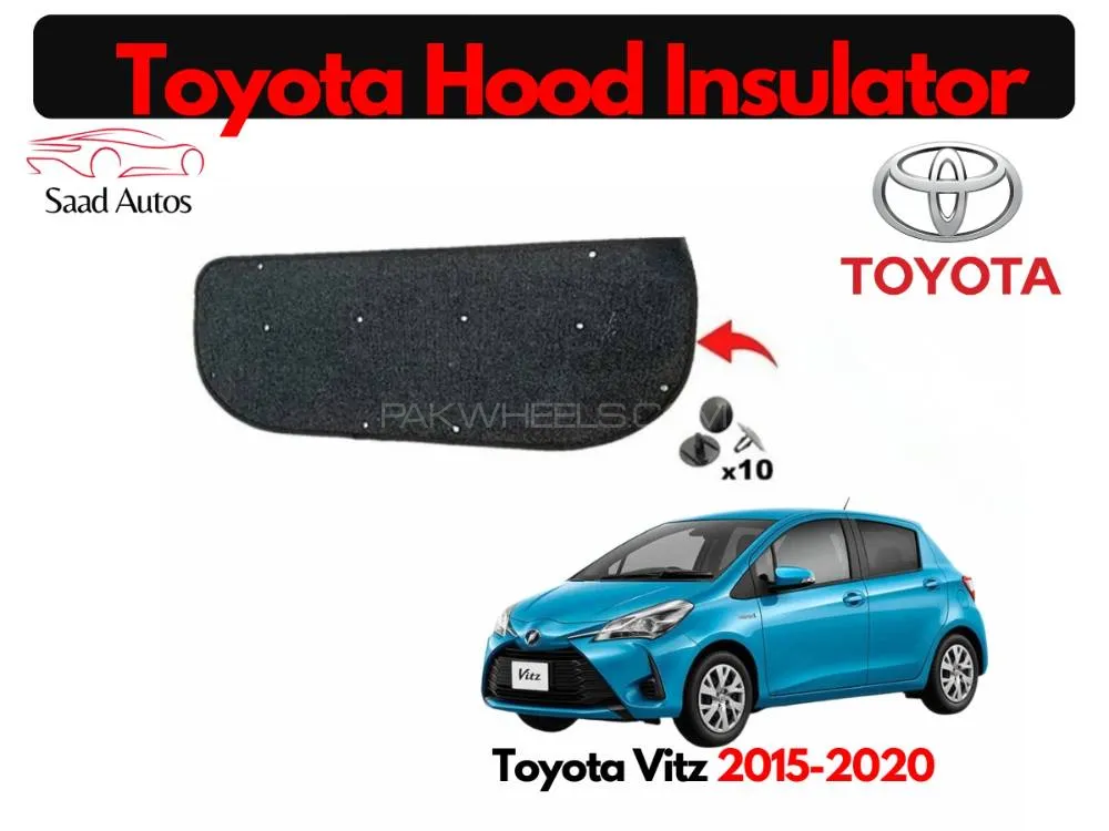 Bonnet Hood Insulator Liner for Toyota Vitz (2015–2020) – Local Fit Namda Cover Image-1