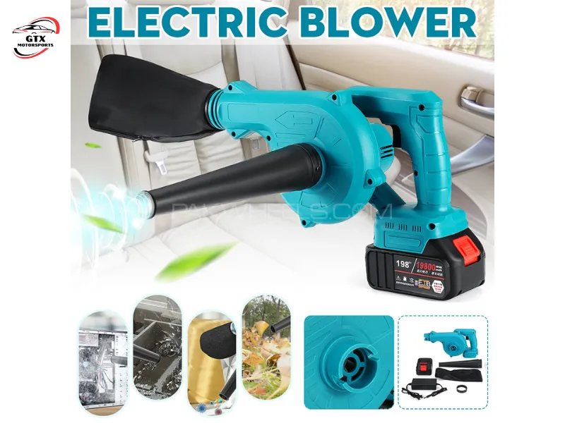 2-in-1 Cordless Mini Vacuum & Blower | Rechargeable Portable Cleaner for Car & Home Image-1