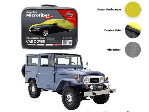 Toyota Land Cruiser FJ40 Microfiber Car Top Cover - Model 1960-1984  Toyota Land Cruiser FJ40 Microfiber Car Top Cover - Model 1960-1984