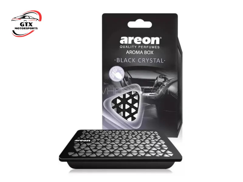Areon Aroma Box Car Air Freshener – Black Crystal Image-1