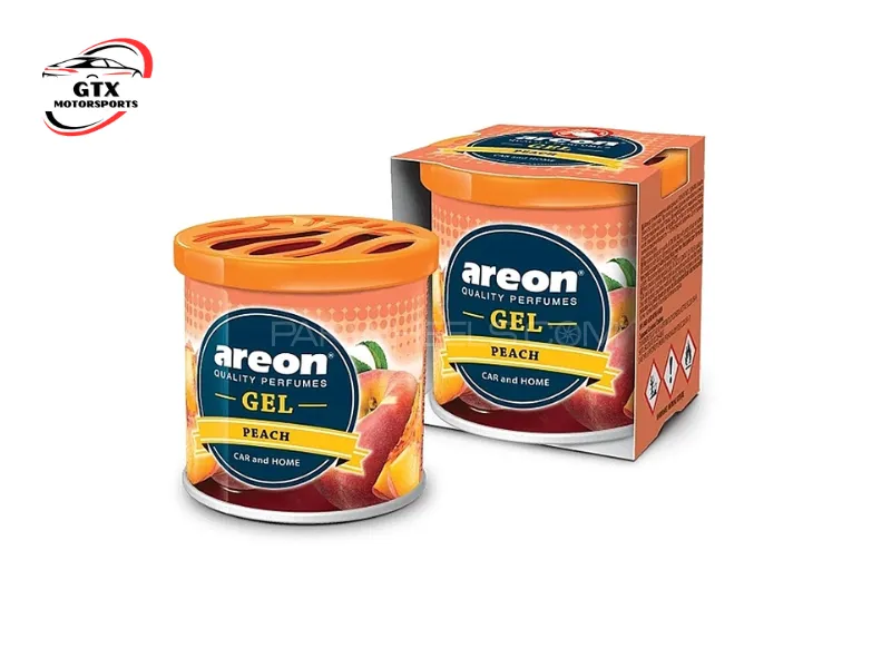 Areon Gel Car Air Freshener – Peach – 80g Image-1